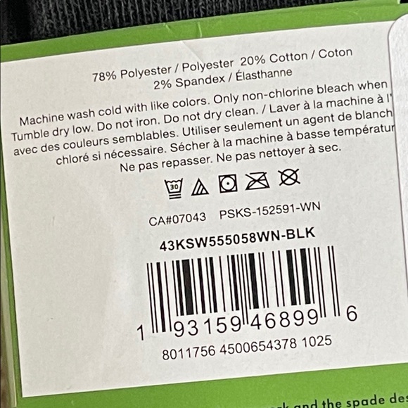 KATE SPADE | NWT | 3-Pack Crew Socks | Signature Icons | One Size - Picture 6 of 6